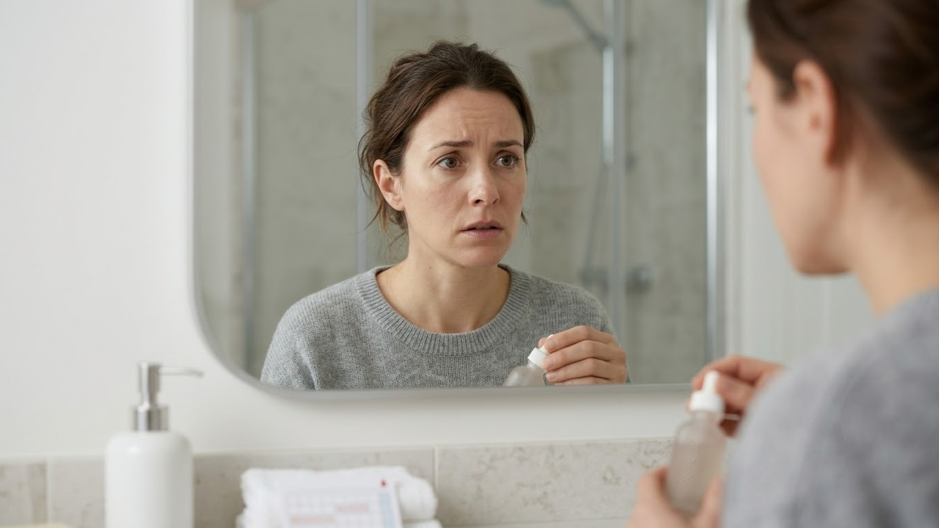 concerned-woman-bathroom